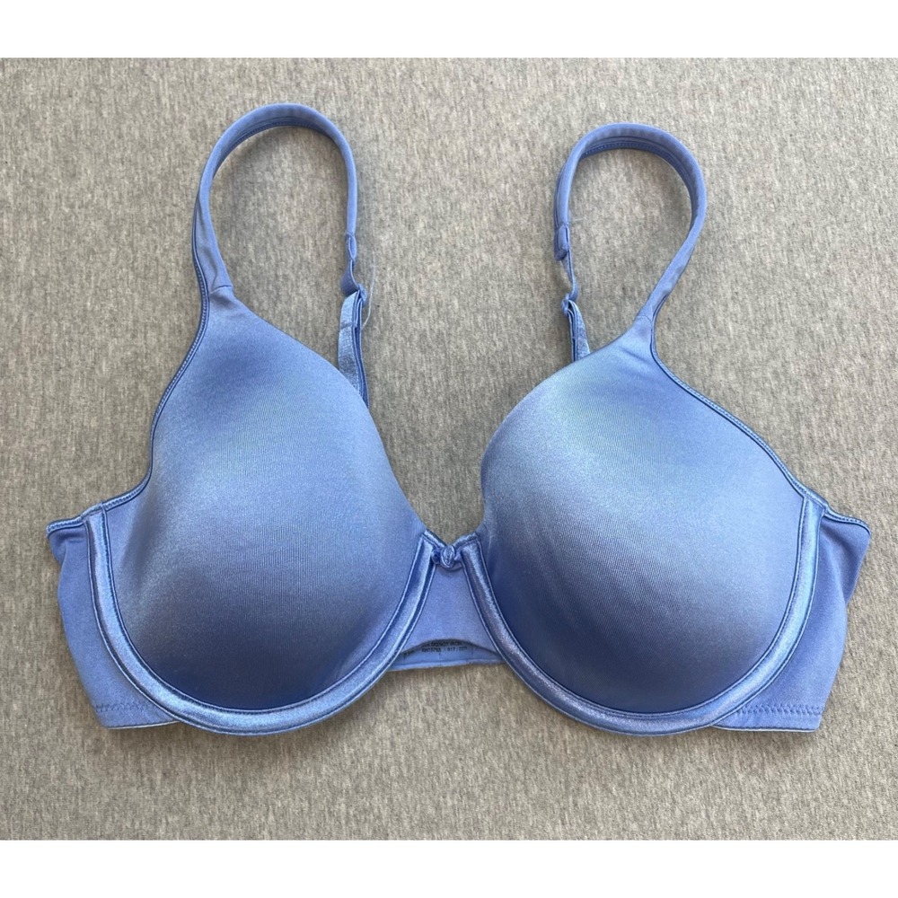 Bali Bra Womens 36C Blue One Smooth U Full Coverag Underwire Seamless 3470